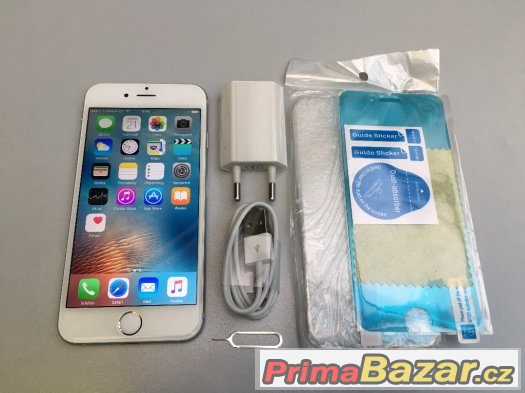 Apple iPhone 6 16 GB Silver + OBAL A NANOFÓLIE ZDARMA – fotografie 1