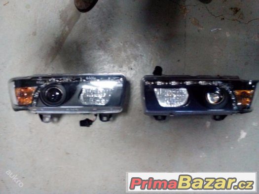 Přední LED čiré světlomety na BMW E36 – fotografie 1