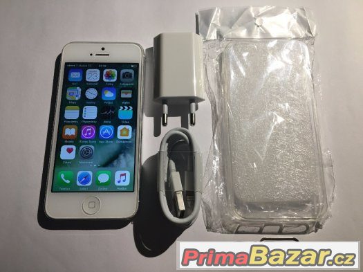 Apple iPhone 5 16 GB Silver + OBAL ZDARMA – fotografie 1