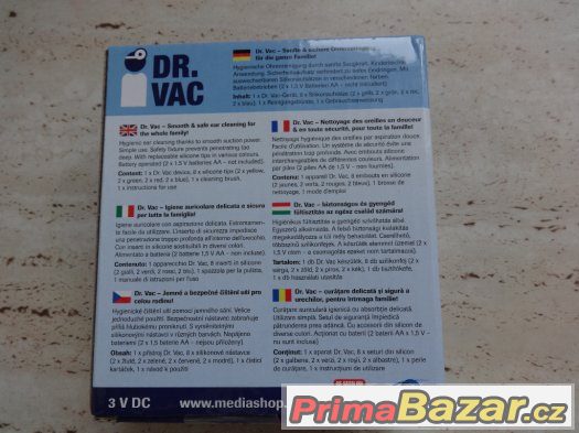 NOVÝ Dr. Vac elektrický čistič uší – fotografie 2