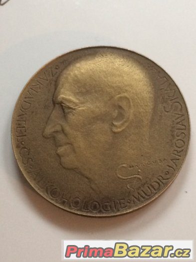 Medaile "Jiří Harcuba",4cm.bronz – fotografie 1