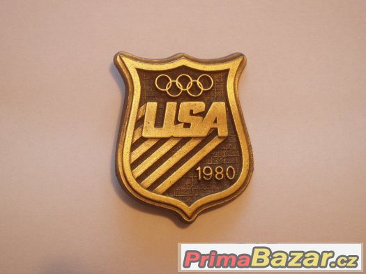 Originál přezka USA z Olympiády 1980 – fotografie 1