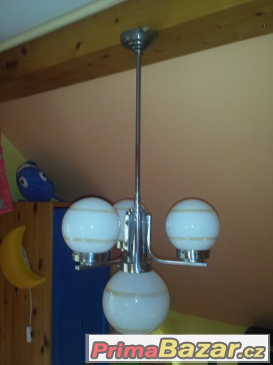 Starožitné chromované lustry – fotografie 3