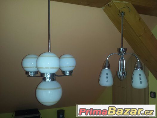 Starožitné chromované lustry – fotografie 4