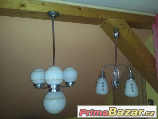 Starožitné chromované lustry – fotografie 5