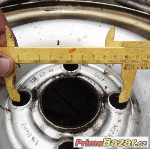 4 plechové disky kol 5 ½ J x 14 Opel, Hyundai aj. – fotografie 3