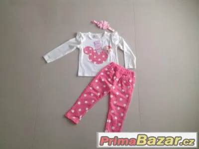 Dětský set Minnie s čelenkou.