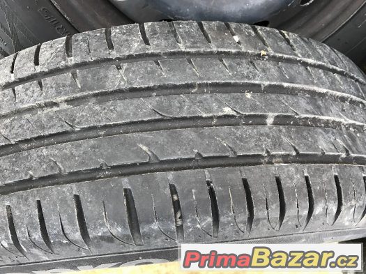 Pneu a plechové disky 5x100 195/65/15 dunlop + hankook – fotografie 3