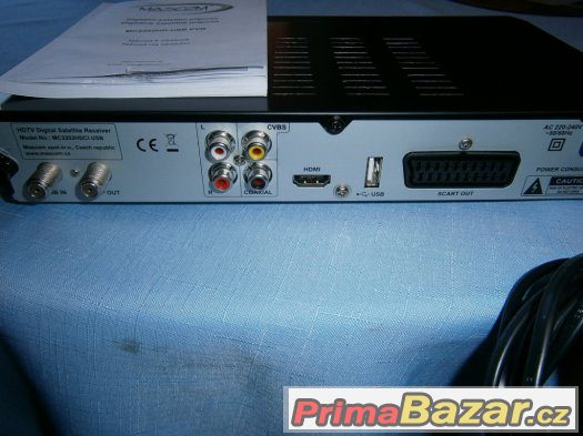 PRODÁM SATELITNÍ PŘIJIMAČ MASCOM 2202 HD-USB PVR – fotografie 5