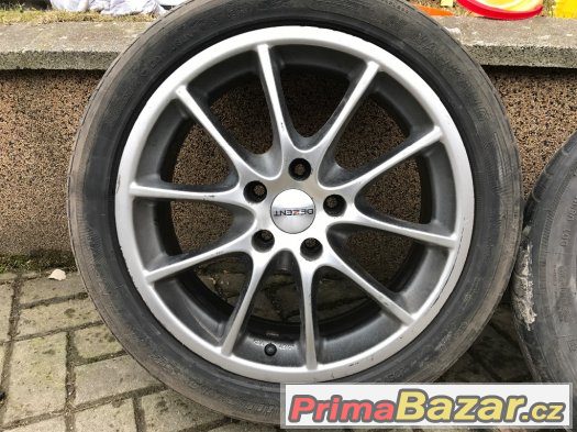 Alu kola Dezent r17, 5x112 s pneu – fotografie 1