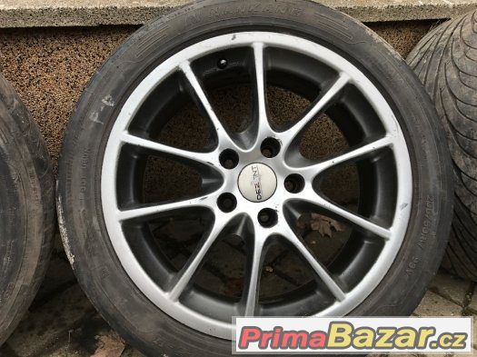 Alu kola Dezent r17, 5x112 s pneu – fotografie 2