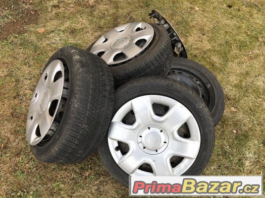 Zimní pneu s plechovými disky 5x100 Barum polaris 195/50/15 – fotografie 2