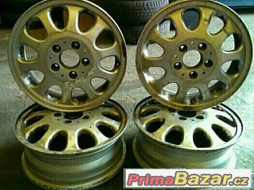 Alu kola 15" Rozměr 5x112 ET54 Mercedes – fotografie 3