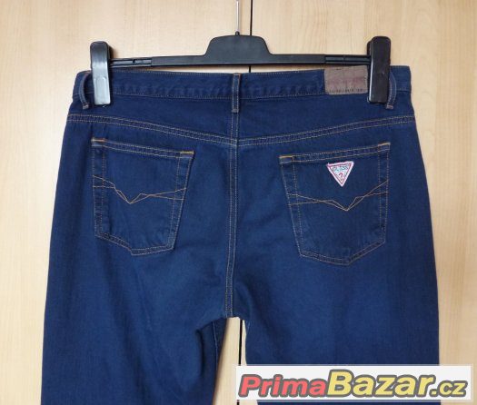 LUXUSNÍ ZNAČKOVÉ RIFLE / DŽÍNY zn. GUESS JEANS vel. 32 / L – fotografie 4