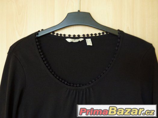 ZNAČKOVÉ DÁMSKÉ ČERNÉ TRIKO TOM TAILOR DLOUHÝ RUKÁV vel L/XL – fotografie 2