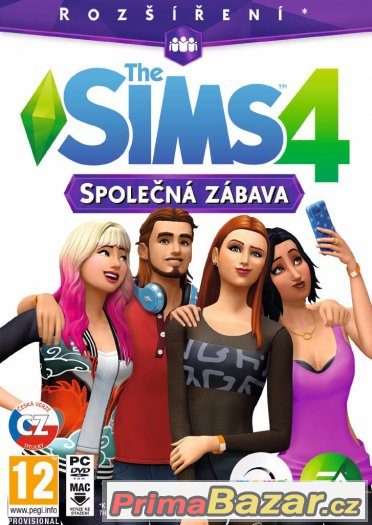 THE SIMS 4 : SPOLEČNÁ ZÁBAVA - ČESKÉ TITULKY - NOVÁ - PC DVD – fotografie 1