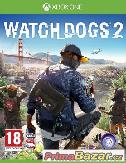 WATCH DOGS 2 - ČESKÉ TITULKY - NOVÁ - XBOX ONE – fotografie 1