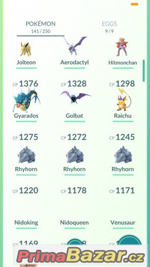 Pokemon go účet level 32 – fotografie 4
