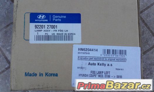 Hyundai Coupe RD 1996-99 - levá přední mlhovka – fotografie 3