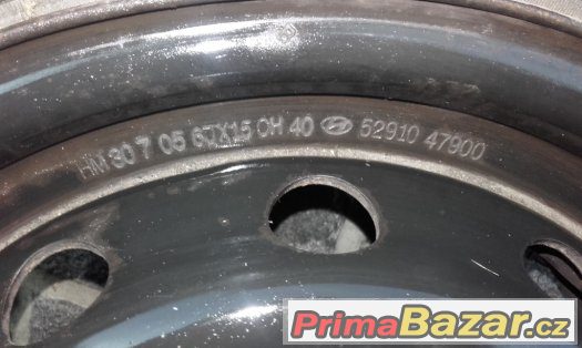15" disk + pneu Hyundai H1 5x120 – fotografie 3