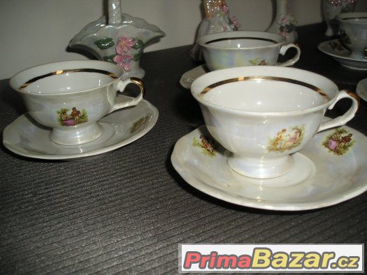 Porcelánová růžová sada - kompletní. – fotografie 3