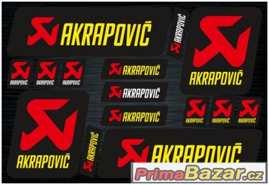 Prodám polepy značky AKRAPOVIČ. – fotografie 1
