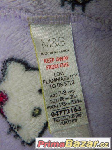 Krásný župánek zn. M&S vel. 7 let – fotografie 3
