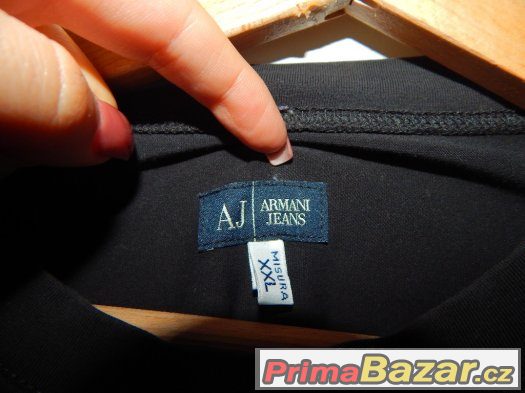Tričko s dlouhým rukávem Armani Jeans – fotografie 3