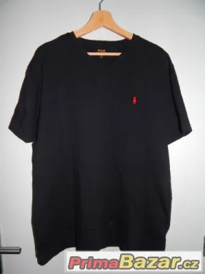Černé tričko Ralph Lauren