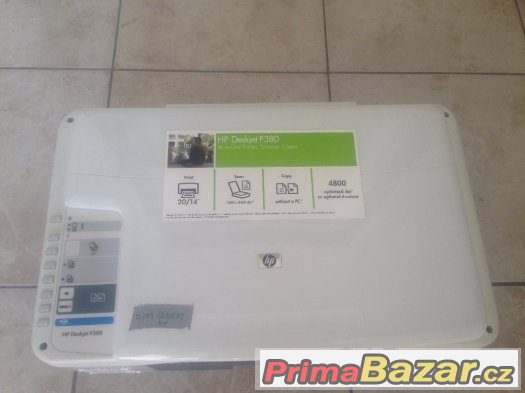 Tiskárna HP DeskJet F380 bez náplní – fotografie 2