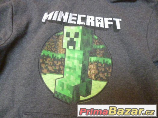 Parádní mikina Minecraft vel. 7-8 let – fotografie 2