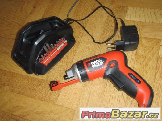 Aku šroubovák Black&Decker AS36LN, TOP STAV – fotografie 1
