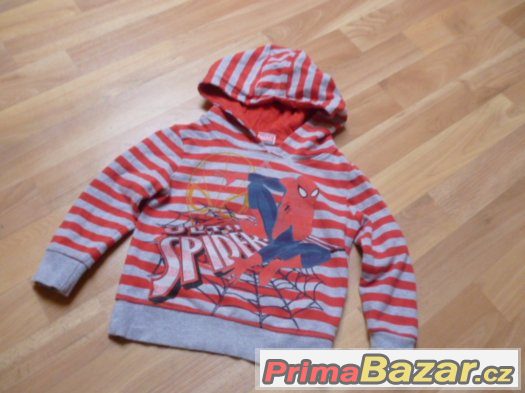 Krásná mikina Spiderman vel.2-3 roky – fotografie 1