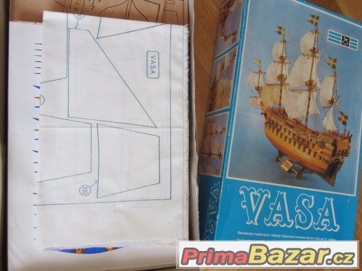 model stavebnice  historícké švédske bitevní lodě VASA – fotografie 2