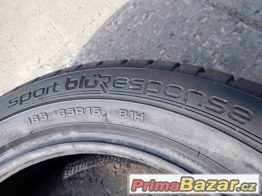 4x nové letní Dunlop BluResponse 165/65/15 81H – fotografie 5