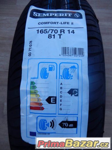 4x nové letní Semperit Comfort-life 165/70/14 81T – fotografie 3