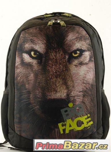 ŠKOLNÍ BATOH BIG FACE VLK – fotografie 2