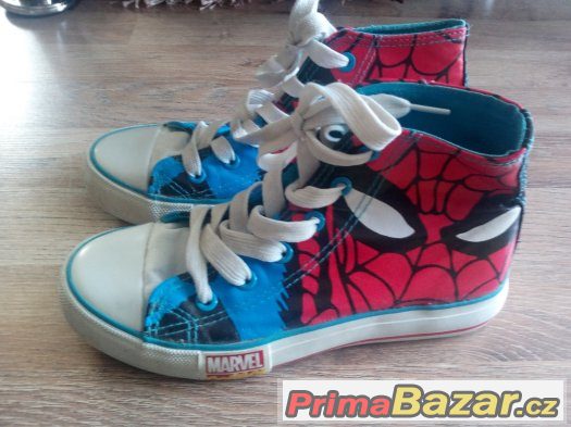 Prodám tenisky Spider Marvel velikost 32 – fotografie 1
