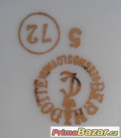Talířek s vyobrazením tří grácií - cca 70. léta – fotografie 2