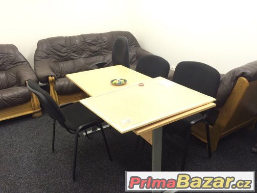 Kožená sedací souprava 3+2+1 -cena 13.000,-Kč – fotografie 2