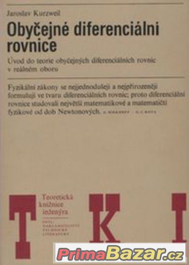 Obyčejné diferenciální rovnice - Kurzweil – fotografie 1