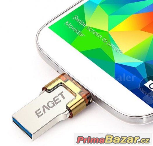 FlashDisk 32GB USB 3.0 s připojením k telefonu a PC – fotografie 2