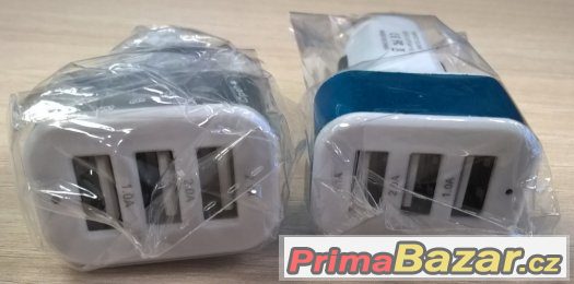 Auto nabiječka 3x USB port – fotografie 1