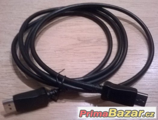 Kabel propojovací DisplayPort stíněný, 2m černý – fotografie 1