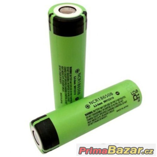 Panasonic NCR18650B 3400 mAh (18650, li-ion) baterie – fotografie 2