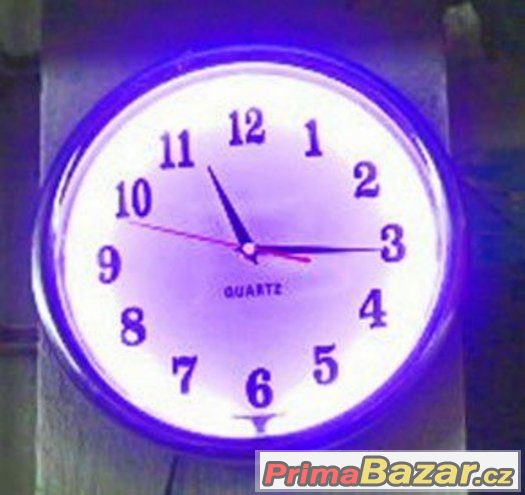 Nástěnné hodiny NEON – svítící  TG377B – fotografie 1