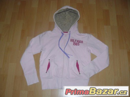 Dámská mikina na zip s kapucí - HILFIGER - vel. S – fotografie 1