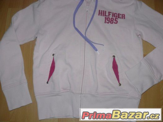 Dámská mikina na zip s kapucí - HILFIGER - vel. S – fotografie 3