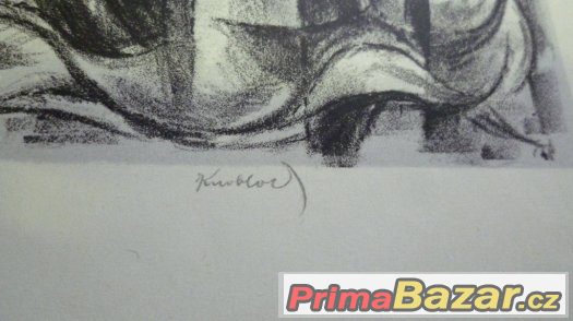 obraz grafika tisk Knobloch signován – fotografie 2