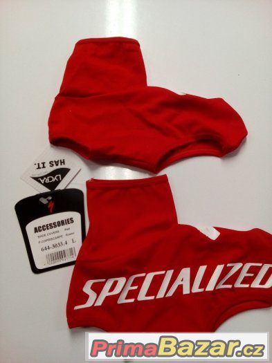 Návleky na tretry Specialized lycra vel. L NOVÉ – fotografie 1